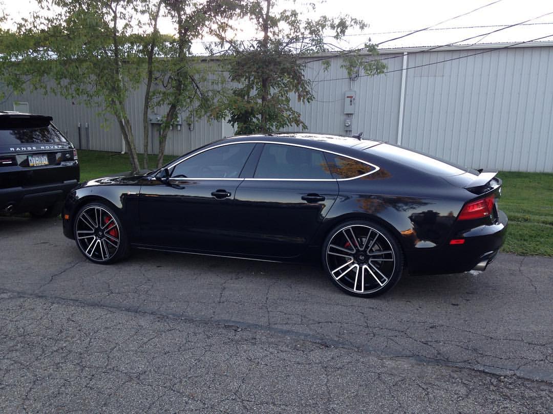 Koko Kuture Massa 7 Machined Black on Audi A7